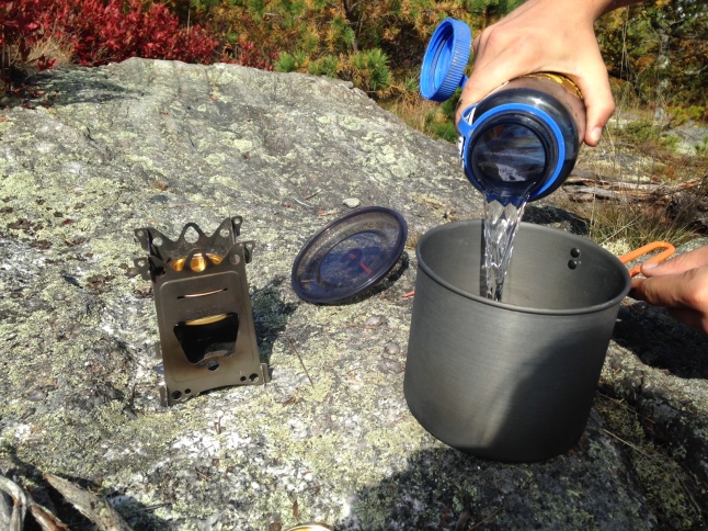 Trangia Stove Boiling Water Test
